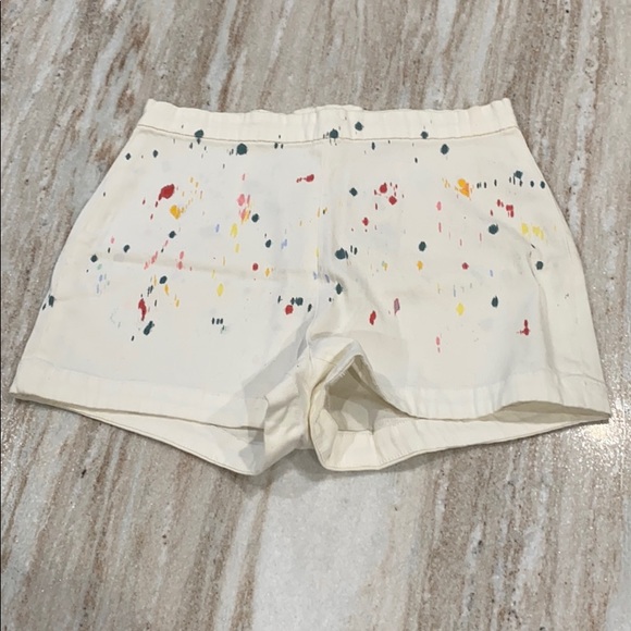 Urban Outfitters Pants - 💫 Urban Outfitters Paint Splattered White Shorts